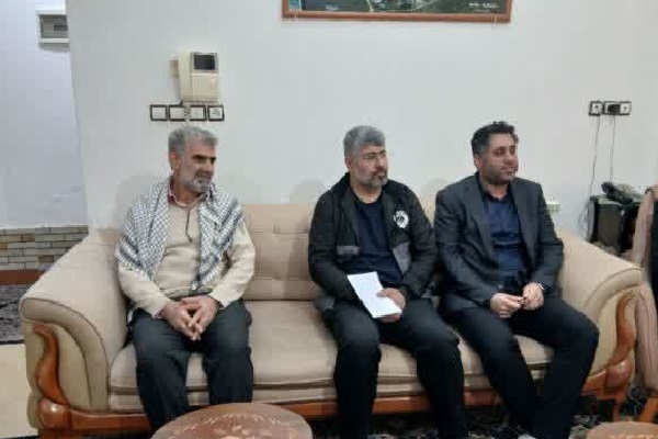 دیدار مسئولان شهرستان نور با جانباز سرافراز جنگ تحمیلی