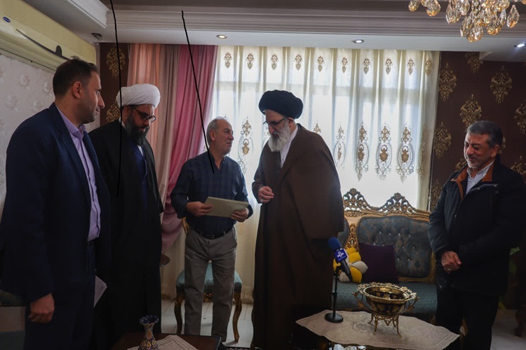 دیدار امام جمعه کرج با جانبازان