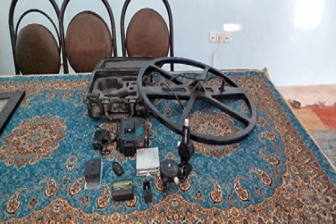 دستگیری حفاران غیر مجاز در شهرستان جیرفت