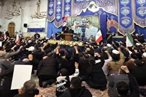 فیلم | سر دادن ندای انتقام زائران حرم بانوی کرامت