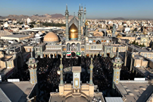 فیلم | حال و هوای روز شهادت رهبر امت اسلامی در حرم بانوی کرامت