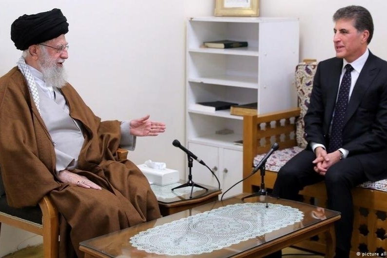 بارزانی شهادت آیت‌الله خامنه‌ای را تسلیت گفت