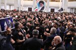 مراسم سوگواری شب شهادت رهبر معظم انقلاب در حرم شاهچراغ(ع)