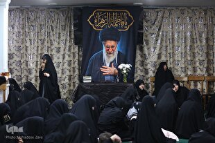 عکس | مراسم سوگواری برای رهبر شهید انقلاب در مشهد