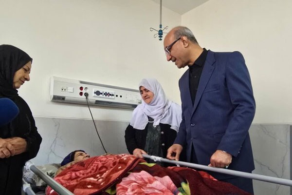 عیادت استاندار کرمانشاه از مجروحان