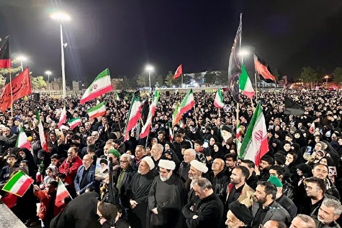 عزاداری مردم خراسان‌جنوبی در سوگ شهادت رهبر انقلاب