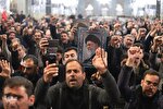 عکس | اجتماع عزاداران رهبر شهید در حرم مطهر رضوی