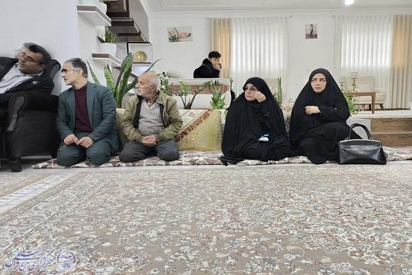دیدار مدیرکل بنیاد شهید و امور ایثارگران مازندران با والدین  سرباز شهید امیرمحمد اسدی