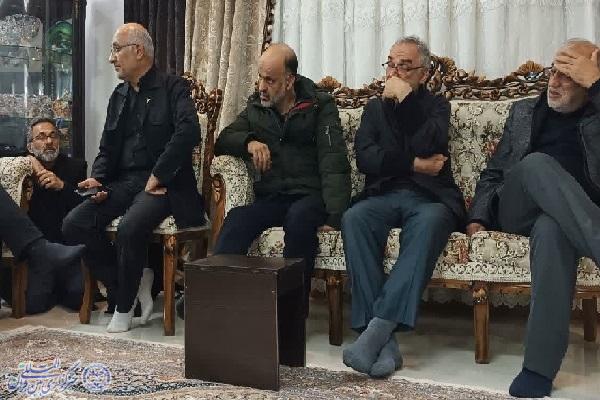 حضور رئیس بنیاد شهید و امور ایثارگران شهرستان بابلسر در منزل شهید شعبان نژاد