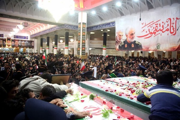 مراسم وداع با شهدای شهر مقدس قم برگزار می‌شود