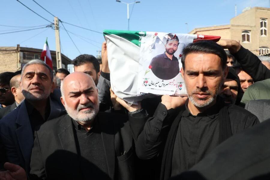 تشییع پیکر شهید