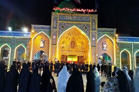 عکس | آیین شام غریبان ویژه شهادت سیدجلال الدین اشرف در آستانه اشرفیه