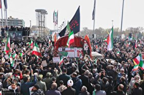 تشییع شهدای جنگ رمضان در اصفهان