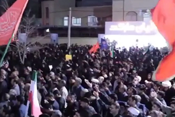 فیلم| خروش مردم زاهدان در عزای امام شهید امت و حمایت از نیروهای مسلح