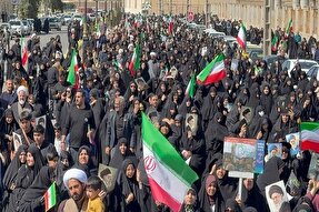 راهپیمایی روزه‌داران سیستان‌وبلوچستان در حمایت از آرمان‌های رهبر شهید