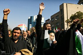 راهپیمایی مردم تهران در محکومیت جنایات آمریکا و رژیم صهیونیستی