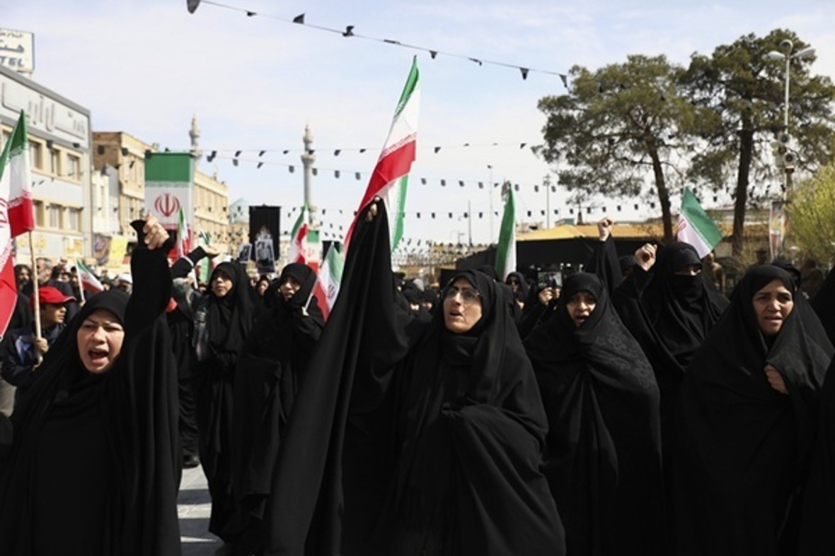 تشییع پیکر شهید حمله آمریکایی_اسرائیلی در شهرکرد