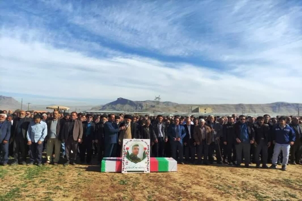 تشییع پیکر مطهر چهار شهید در لرستان