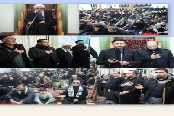 عزاداری مردم چالدران در شهادت قائد امت