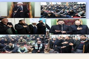 عزاداری مردم چالدران در مراسم شهادت قائد امت