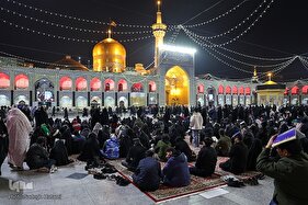 احیای شب نوزدهم رمضان در حرم مطهر رضوی