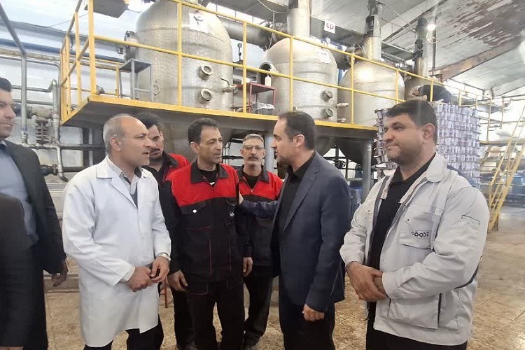 بازدید مدیرعامل شرکت شهرک های صنعتی فارس از شهرک صنعتی شیراز