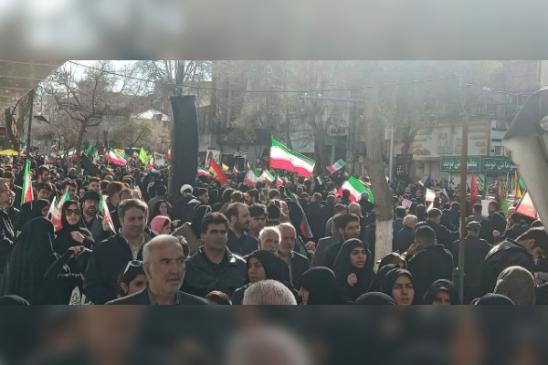 بیعت پرشور مردم ولایتمدار کرمانشاه