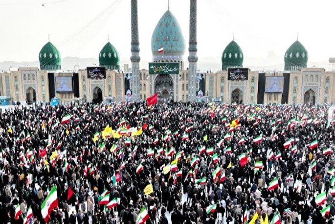 تجدید بیعت مردم قم با مقام ولایت + فیلم