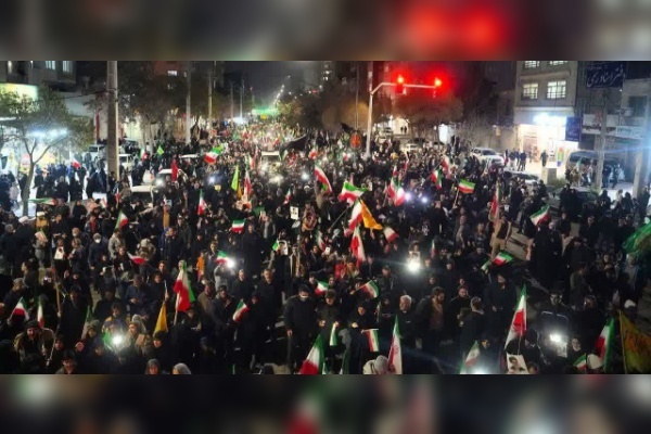 تجمع مردم کرمانشاه