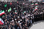 بیعت با رهبر جدید انقلاب اسلامی  در بیرجند