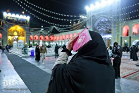 احیای شب بیست و یکم رمضان در حرم رضوی