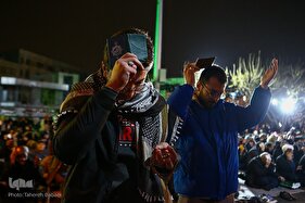 مراسم احیا شب بیست و سوم رمضان در میدان ابوذر