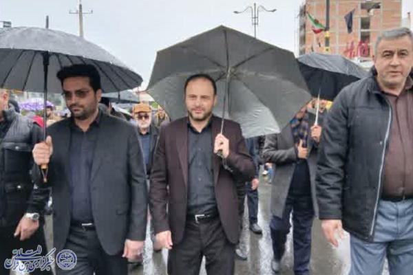 مردم شهر نور فریاد آزادی خواهی قدس شریف را سر دادند .