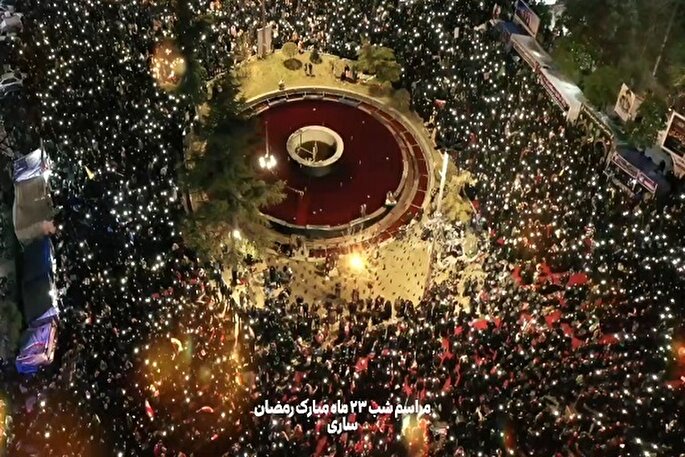 فیلم | شبی از جنس قدر، قرآن و مقاومت در ساری