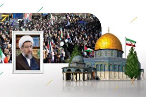 قدردانی امام جمعه تبریز از حضور مردم در راهپیمایی روز جهانی قدس