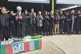 تشییع پیکر شهدای جنگ رمضان در میاندوآب