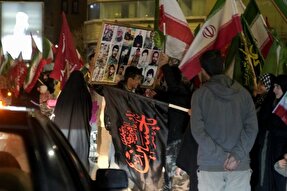 عکس | چهارشنبه سوری متفاوت همدانی‌ها در دفاع از کشور