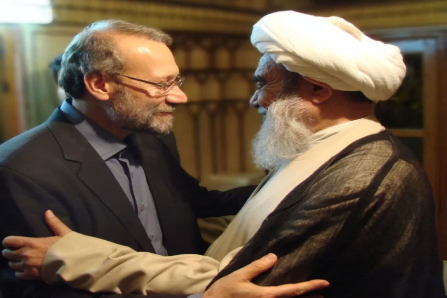 آیت‌الله مظاهری و شهید علی لاریجانی