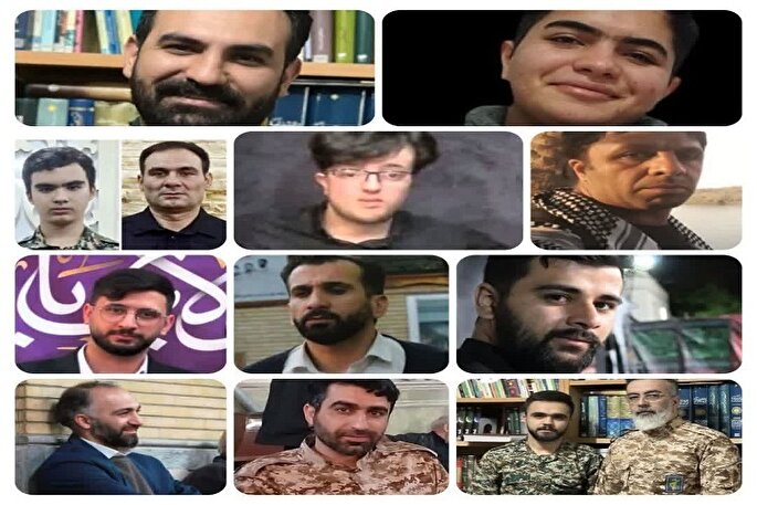 فیلم | وداع جانسوز با پیکر ۱۳ بسیجی شهید محله قراملک تبریز