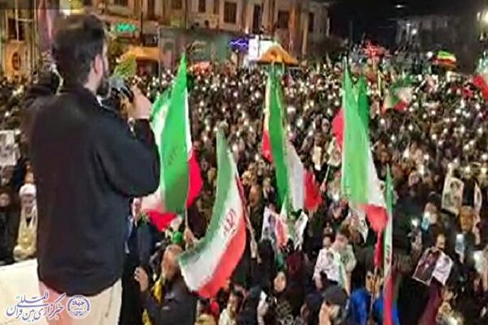 نوزدهمین شب تجمع خونخواهی امام شهید در شهرستان بابلسر