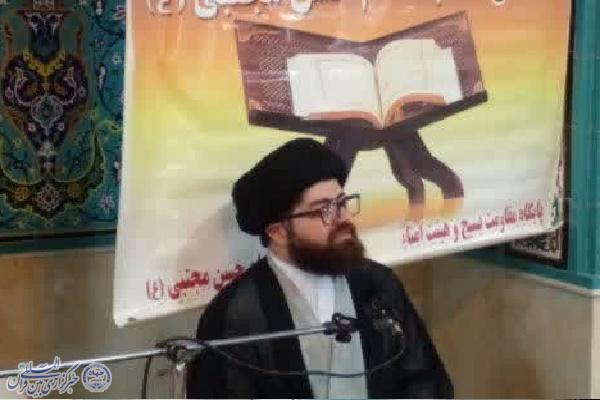 حجت‌الاسلام سید وحید حسینی نژاد،، کارشناس امور قرآنی اداره تبلیغات اسلامی شهرستان نور،