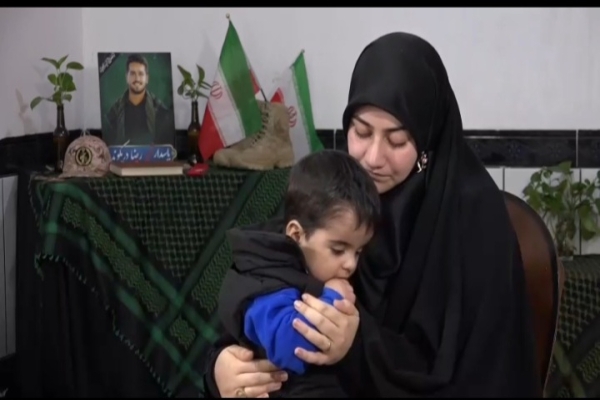 همسر شهید رضا دریکوند