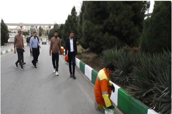 بازدید حسین اسماعیل‌زاده، سرپرست اداره کل نظارت و هماهنگی خدمات شهری شهرداری قم