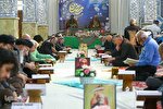تجلی همدلی نسل‌ها در آیین جزءخوانی رمضان مسجد امام حسین (ع) اسلامشهر + فیلم