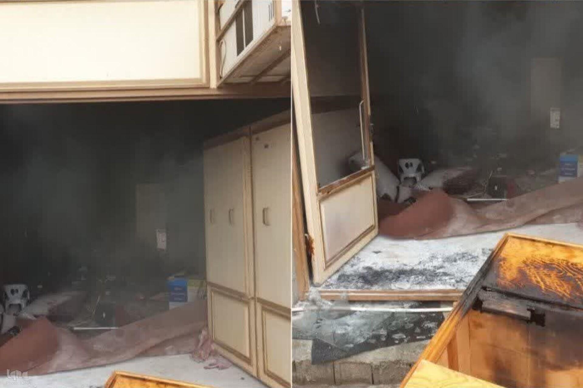 نجات جان خانوادهِ گرفتار در آتش