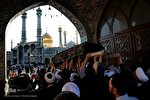 شکوه بدرقه محمدحسین حشمت‌پور در جوار کریمه اهل بیت(ع)