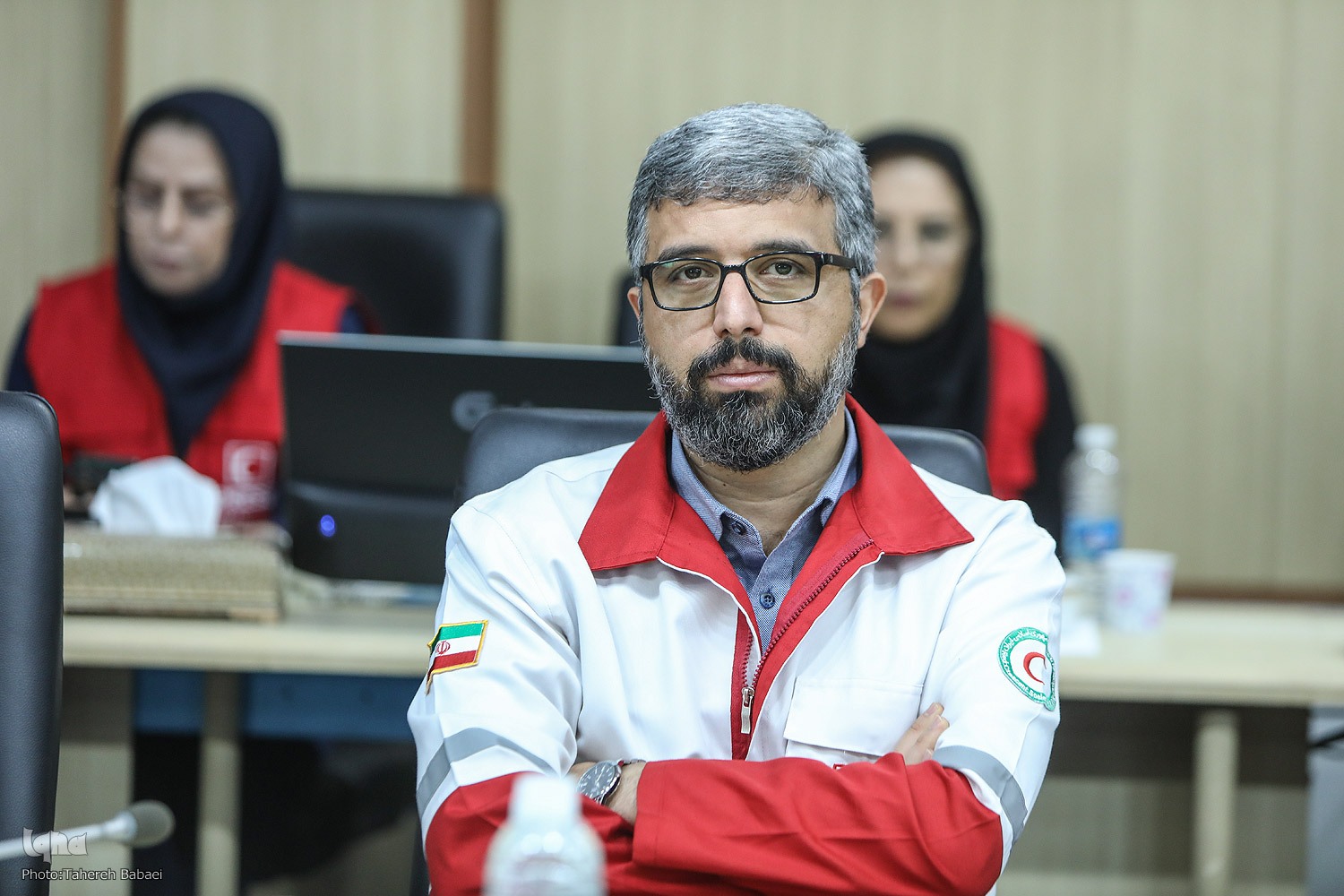 محمدجواد عزتی رئیس سازمان داوطلبان جمعیت هلال احمر
