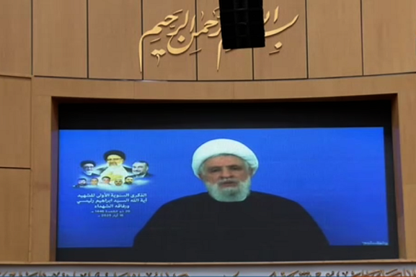 نعیم قاسم: شهید رئیسی از چهره‌های مهم حامی مقاومت بود