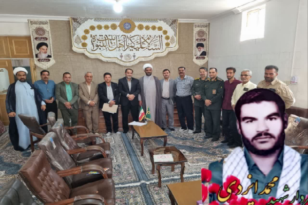 هدیه خانواده شهید «محمد ایزدی» برای بهسازی گلزار شهدای یزدانشهر