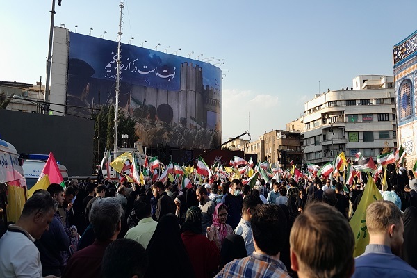 خروش غدیری مردم ایران، این بار برای فتح خیبر زمان